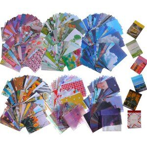 Tenare Washi Sticker Set Scrapbook Paper Journaling Supplies Vintage Craft Lot